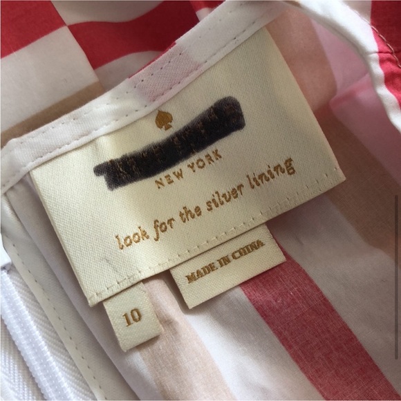 Kate Spade striped midi dress - Picture 3 of 3